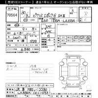 Toyota PIXIS EPOCH лот № 70564 оценка R  с аукциона в Японии 10
