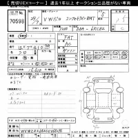 Volkswagen POLO лот № 70598 оценка 3.5  с аукциона в Японии 10