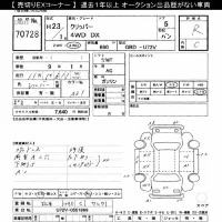 Nissan CLIPPER VAN лот № 70728 оценка R  с аукциона в Японии 10