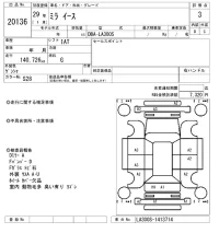 Daihatsu MIRA E S лот № 20136 оценка 3  с аукциона в Японии 9