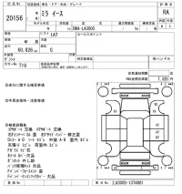 Daihatsu MIRA E S лот № 20156 оценка RA  с аукциона в Японии 9