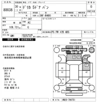 Mitsubishi DELICA лот № 80038 оценка 0  с аукциона в Японии 3
