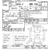Honda CROSSROAD лот № 1058 оценка 3  с аукциона в Японии 3
