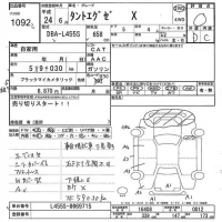 Daihatsu TANTO EXE лот № 1092 оценка   с аукциона в Японии 3