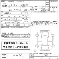 Mazda AZ WAGON лот № 1077 оценка   с аукциона в Японии 2