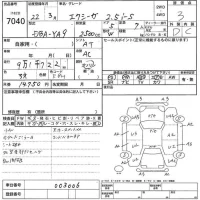 Subaru EXIGA лот № 7040 оценка 3  с аукциона в Японии 5