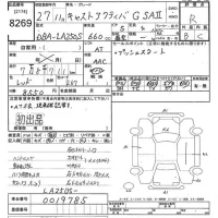 Daihatsu Cast лот № 8269 оценка R  с аукциона в Японии 10
