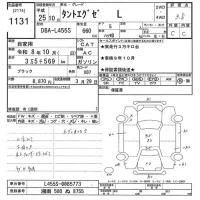 Daihatsu TANTO EXE лот № 1131 оценка 3.5  с аукциона в Японии 10