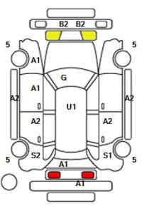 Honda ODYSSEY лот № 33514 оценка 3  с аукциона в Японии 9