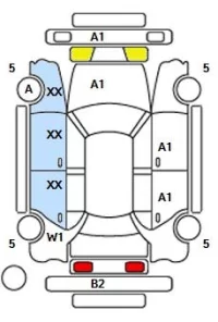 Audi A6 лот № 36026 оценка 4  с аукциона в Японии 11