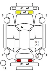 Toyota COROLLA AXIO лот № 14008 оценка 3.5  с аукциона в Японии 11