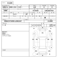 BMW Z3 SERIES лот № 1124 оценка 4  с аукциона в Японии 6