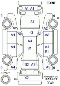 Honda LIFE лот № 26094 оценка 3  с аукциона в Японии 9