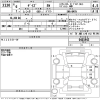 Nissan DAYZ лот № 3120 оценка 4.5  с аукциона в Японии 2