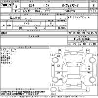 Nissan SERENA лот № 70019 оценка R  с аукциона в Японии 2