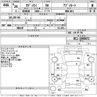 Honda ODYSSEY лот № 446 оценка R  с аукциона в Японии 2