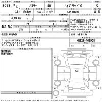 Suzuki HUSTLER лот № 3093 оценка 5  с аукциона в Японии 2