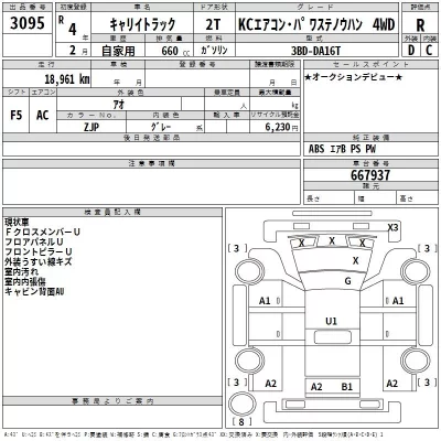 Suzuki CARRY TRUCK  с аукциона в Японии