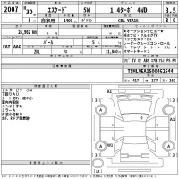 Suzuki ESCUDO лот № 2007 оценка 3.5  с аукциона в Японии 2