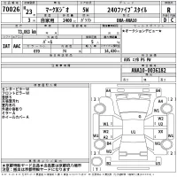 Toyota MARK X ZIO лот № 70026 оценка R  с аукциона в Японии 2