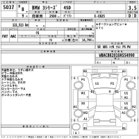BMW 3-Series лот № 5037 оценка 3.5  с аукциона в Японии 2