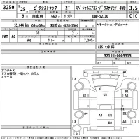 Toyota PIXIS TRUCK лот № 3250 оценка 3.5  с аукциона в Японии 2