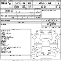 Subaru IMPREZA G4 лот № 32066 оценка R  с аукциона в Японии 2
