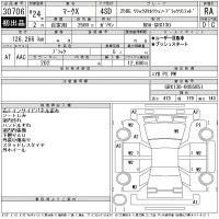 Toyota MARK X лот № 30706 оценка RA  с аукциона в Японии 11