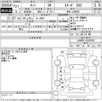 Daihatsu TANTO лот № 30054 оценка 3.5  с аукциона в Японии 10