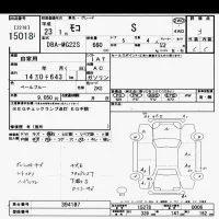 Nissan MOCO лот № 15018 оценка 3  с аукциона в Японии 6