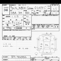 Honda N BOX лот № 248 оценка 3.5  с аукциона в Японии 10