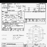 Fiat 500 лот № 17015 оценка 3.5  с аукциона в Японии 9