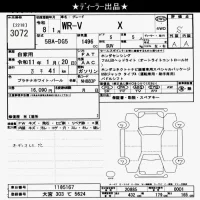Honda WR-V лот № 3072 оценка S  с аукциона в Японии 8