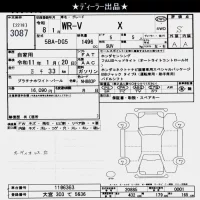 Honda WR-V лот № 3087 оценка S  с аукциона в Японии 10