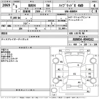 Toyota RAV4 лот № 2069 оценка 4  с аукциона в Японии 2