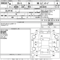 Mazda CX-5 лот № 30018 оценка 4  с аукциона в Японии 2
