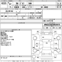 Volkswagen GOLF лот № 4215 оценка 3.5  с аукциона в Японии 2