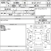 Honda N BOX PLUS лот № 4193 оценка 3.5  с аукциона в Японии 2