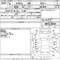 Mazda CAROL лот № 4115 оценка 3  с аукциона в Японии 2