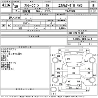 Daihatsu Atrai Wagon лот № 4116 оценка R  с аукциона в Японии 2