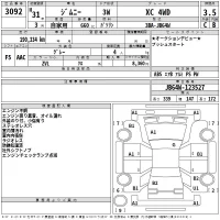 Suzuki JIMNY лот № 3092 оценка 3.5  с аукциона в Японии 2