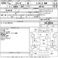 Subaru EXIGA лот № 4266 оценка 3.5  с аукциона в Японии 2