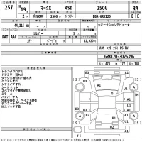 Toyota MARK X лот № 257 оценка RA  с аукциона в Японии 2