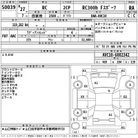 Lexus RC лот № 50039 оценка RA  с аукциона в Японии 2