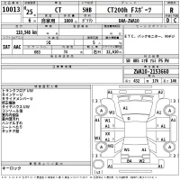 Lexus CT лот № 10013 оценка R  с аукциона в Японии 2