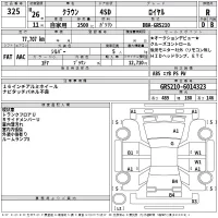Toyota CROWN лот № 325 оценка R  с аукциона в Японии 2