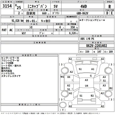 Mitsubishi MINICAB VAN  с аукциона в Японии