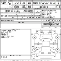 Mercedes-Benz E CLASS лот № 5033 оценка 4  с аукциона в Японии 2