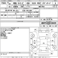 BMW 5-Series лот № 7161 оценка 3  с аукциона в Японии 2