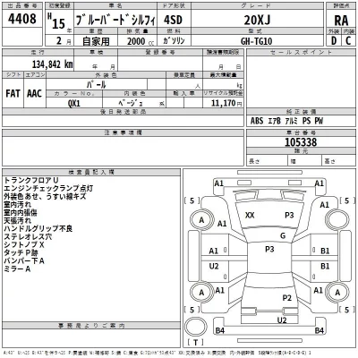 Nissan SYLPHY  с аукциона в Японии
